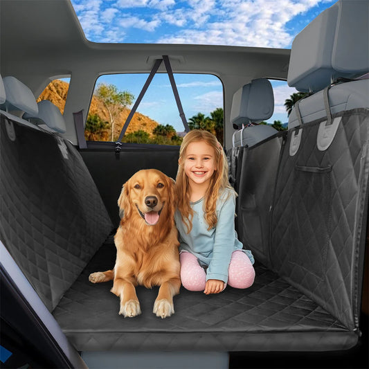 BINGOPAW Waterproof Dog Car Seat Cover With Travel Hammock