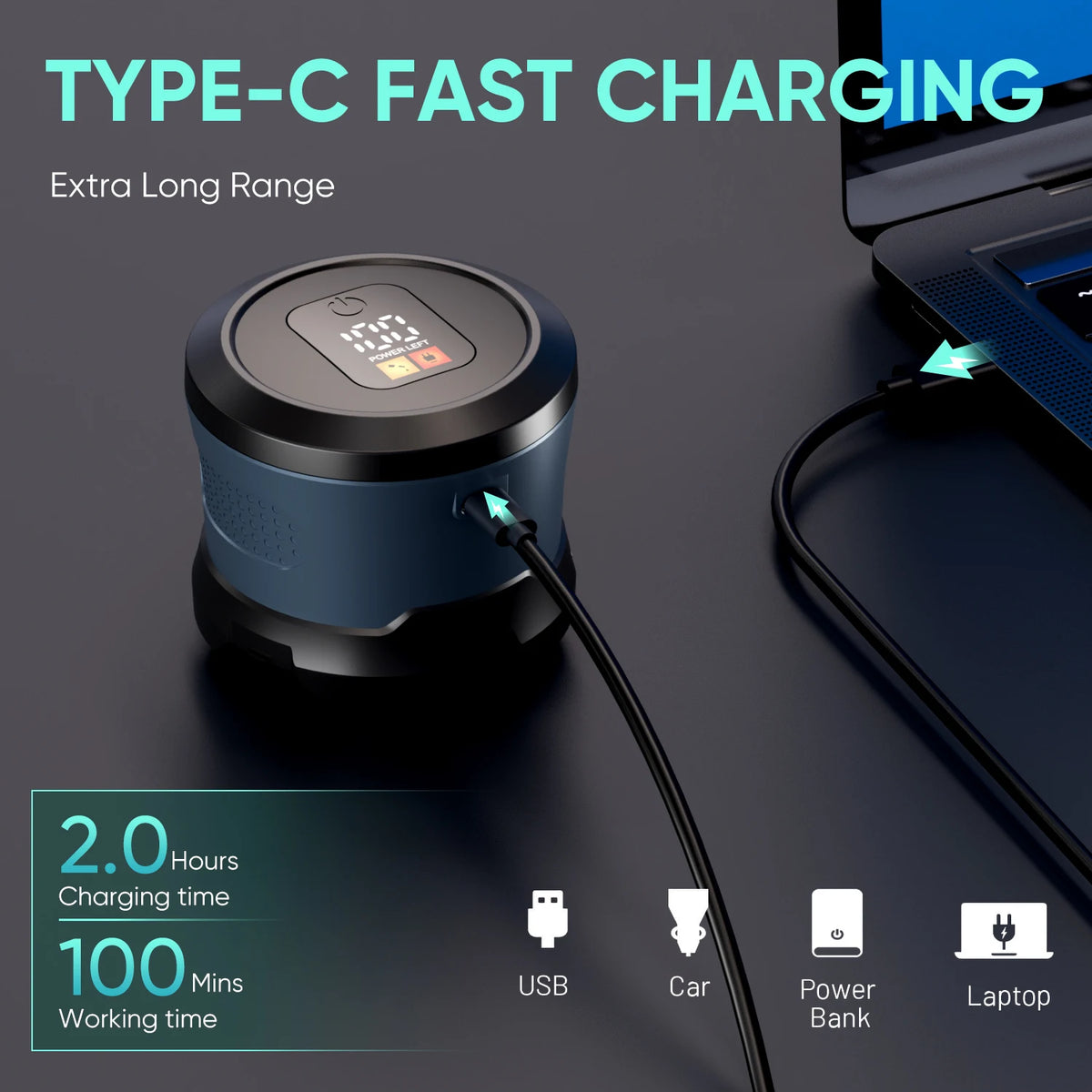 Rechargeable Smart Electric Shaver With Six Magnetic Blades