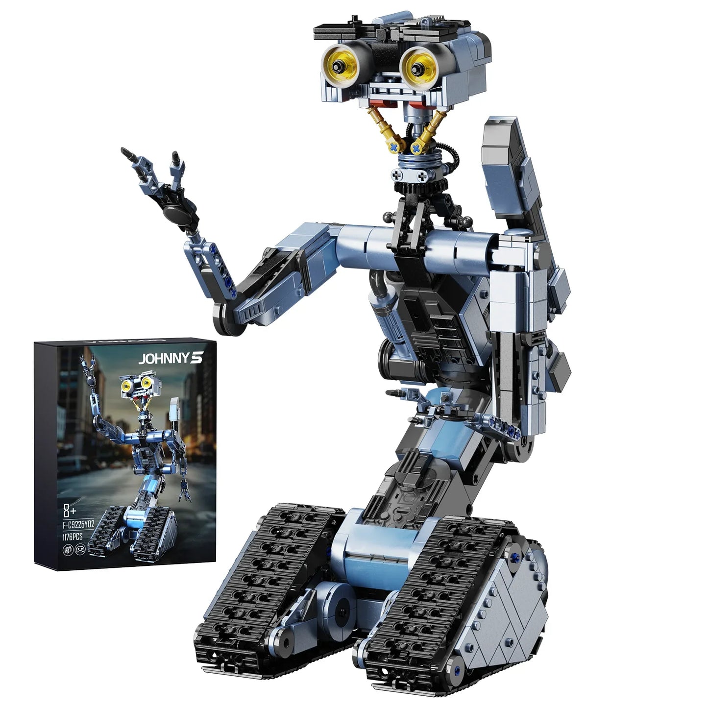 BuildMoc 5 Robot Building Blocks Set Military Model Toys