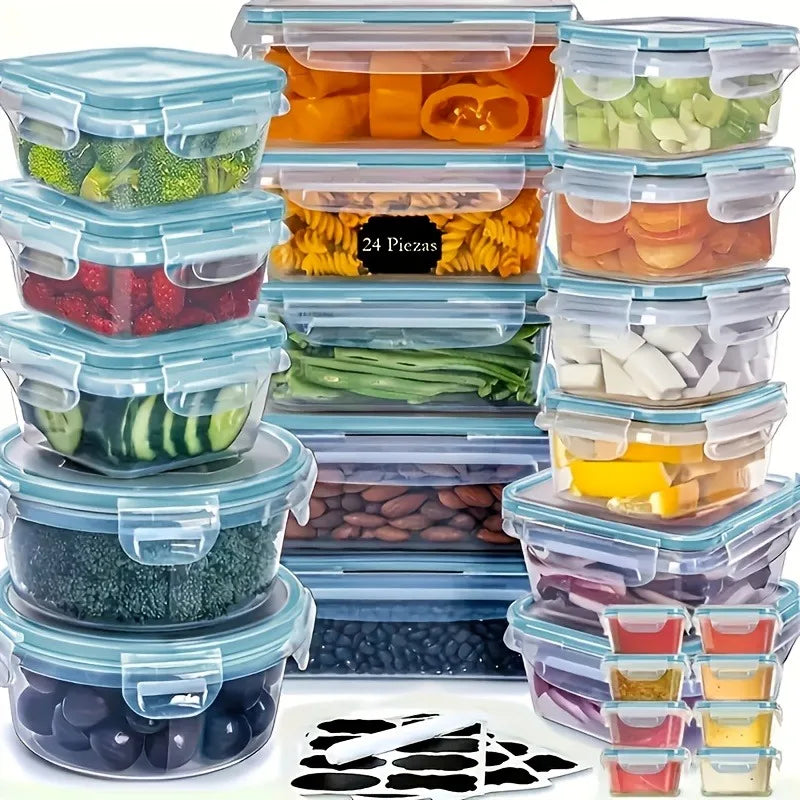BPA-Free Food Storage Set With Airtight Containers And Lids