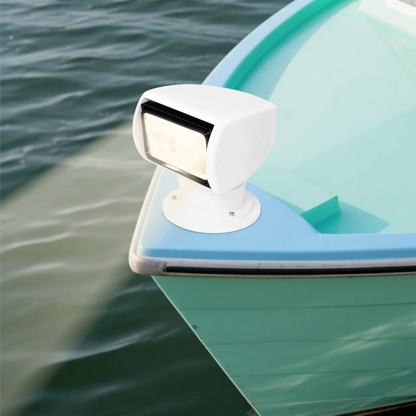 100W Marine Searchlight Remote Control 12V Halogen Boat Spotlight