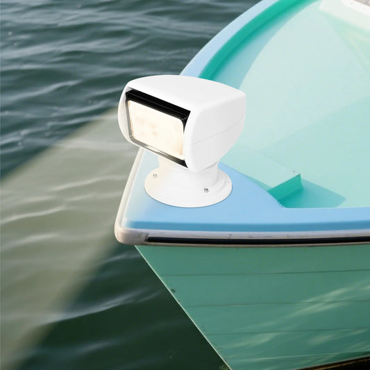 100W Marine Searchlight Remote Control 12V Halogen Boat Spotlight