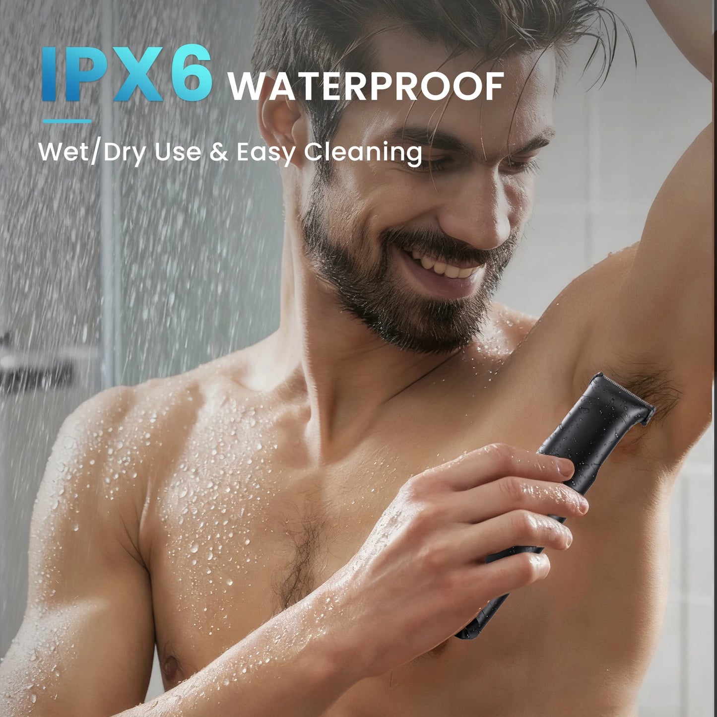 MAXGROOM 3 In 1 Body Hair Trimmer And Shaver IPX6Waterproof