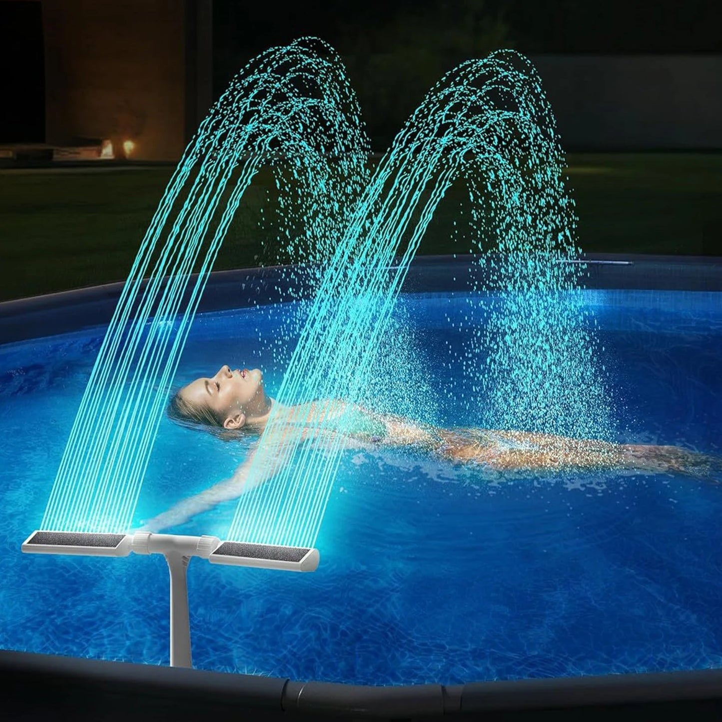 Alloyseed Ground Pool Fountain Adapter Kit For Waterfall Systems