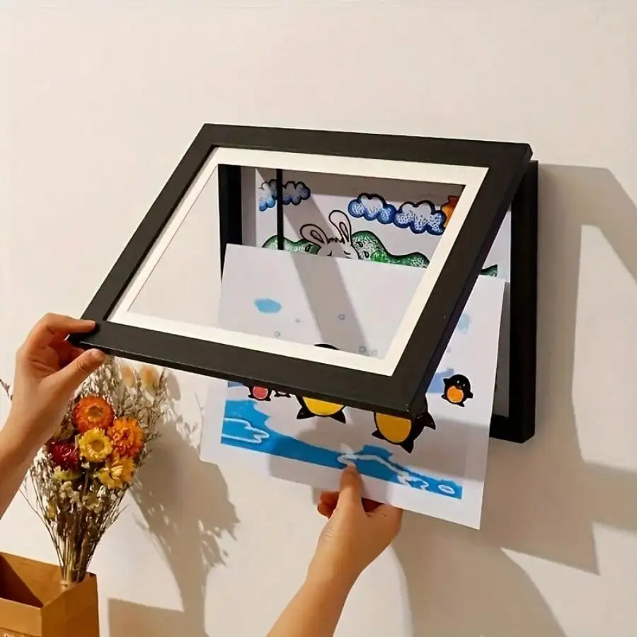 Magnetic Front Opening Art Frame For Photos And Wall Decor