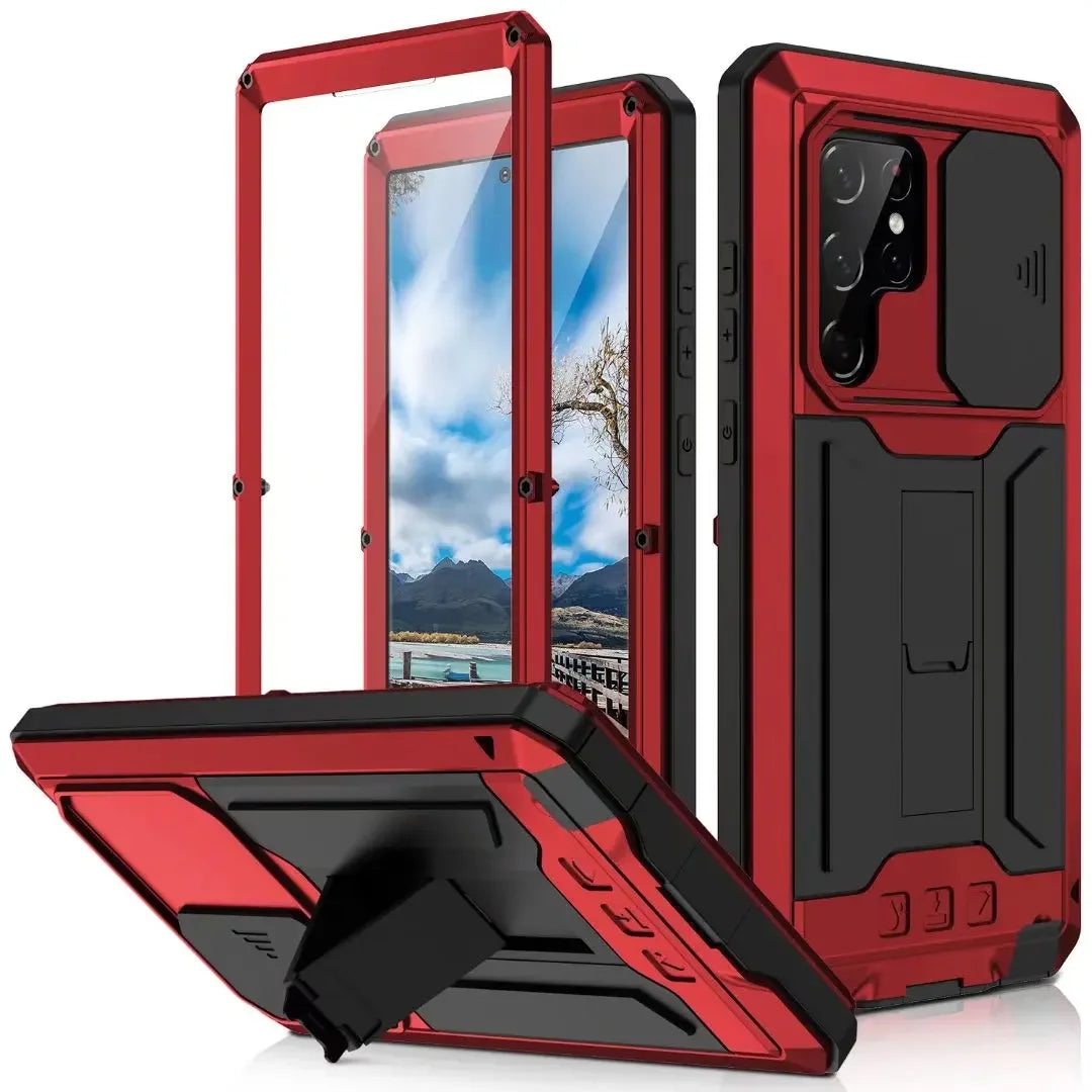 Rugged Full Body Case Samsung Galaxy S24 With Kickstand