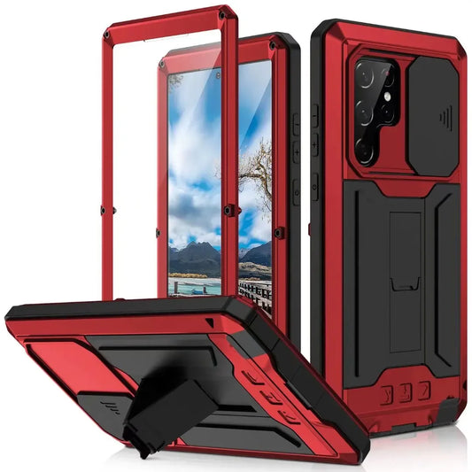 Rugged Full Body Case Samsung Galaxy S24 With Kickstand