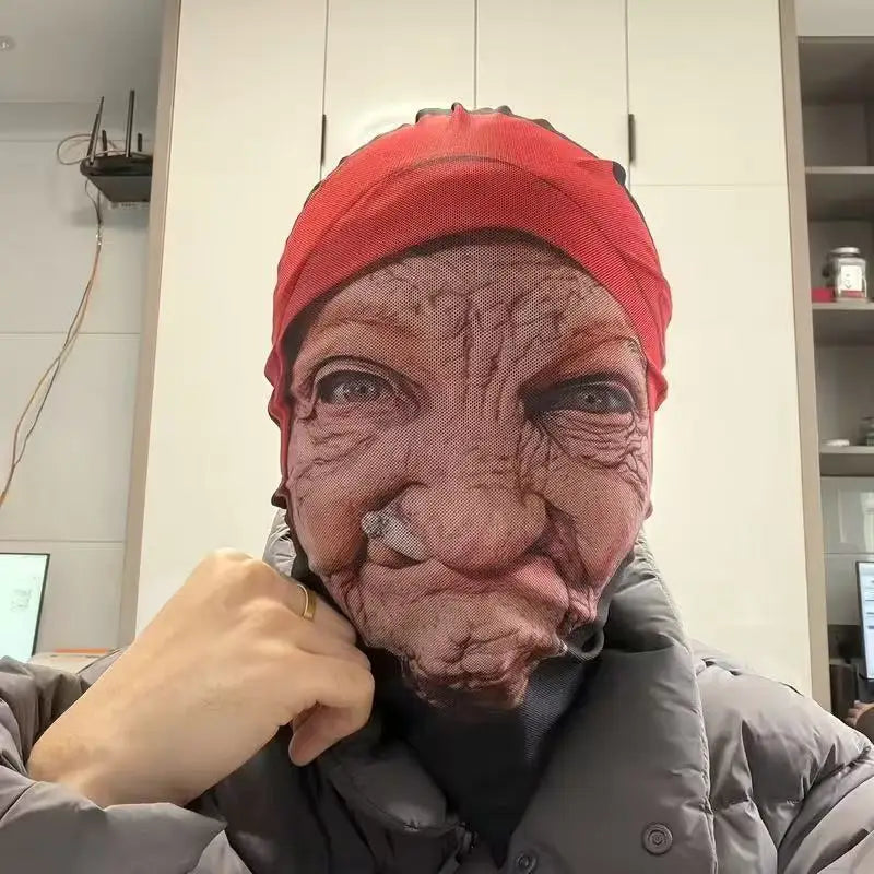 Realistic Abstract Cosplay Mask For Parties And Costume Events