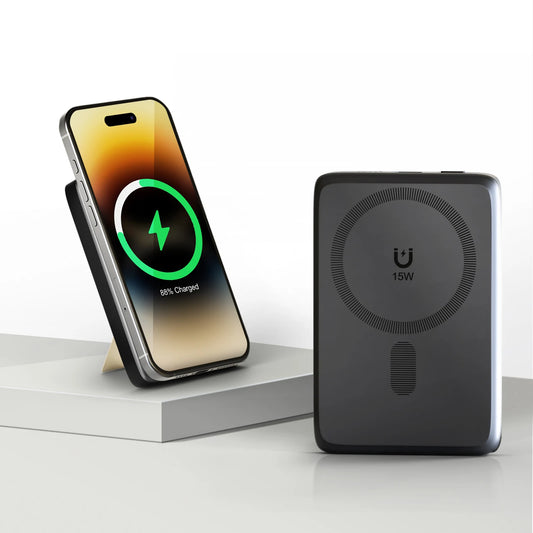 Portable 10000mAh Magnetic Wireless Power Bank For iPhones