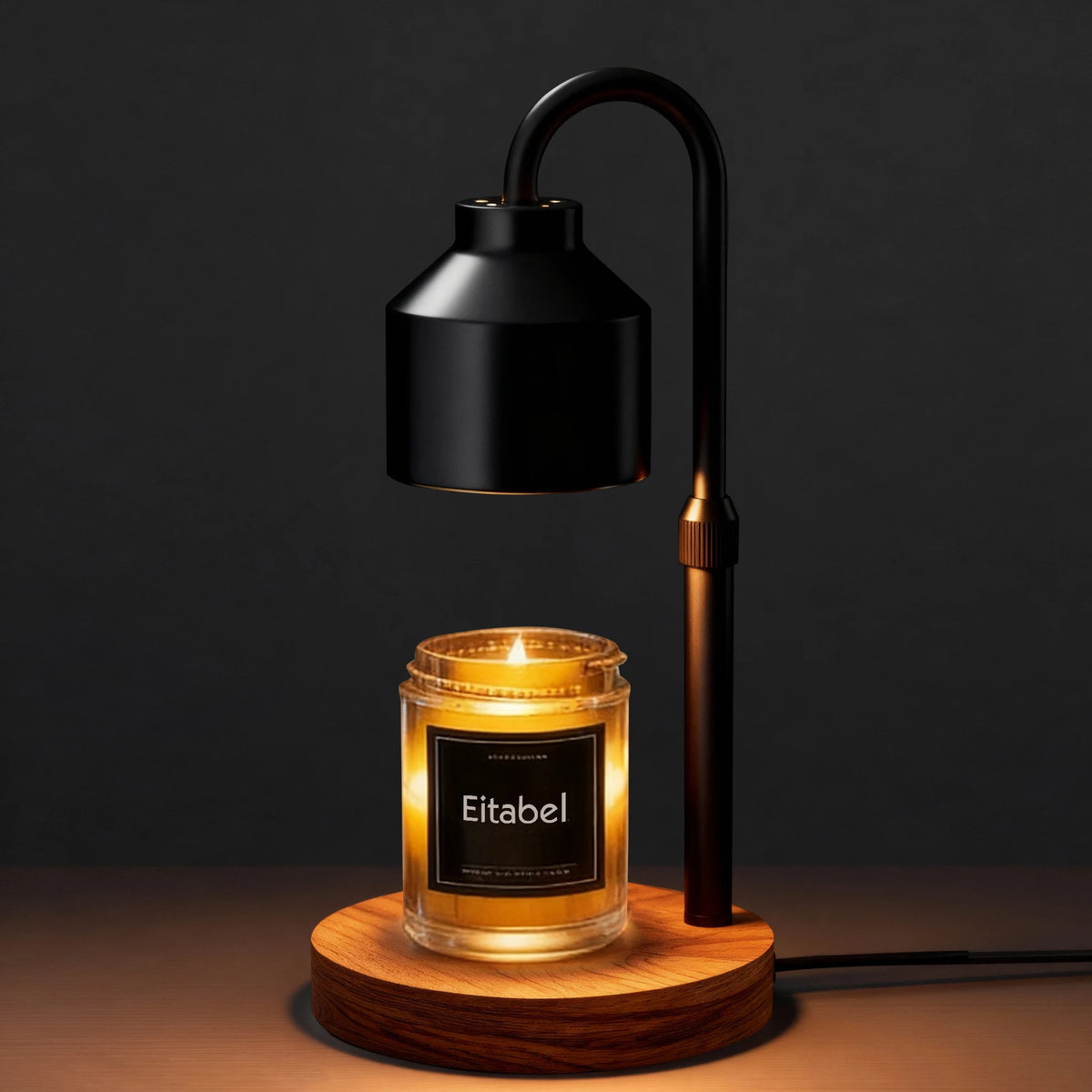 Electric Candle Warmer Lamp With Timer And Adjustable Height