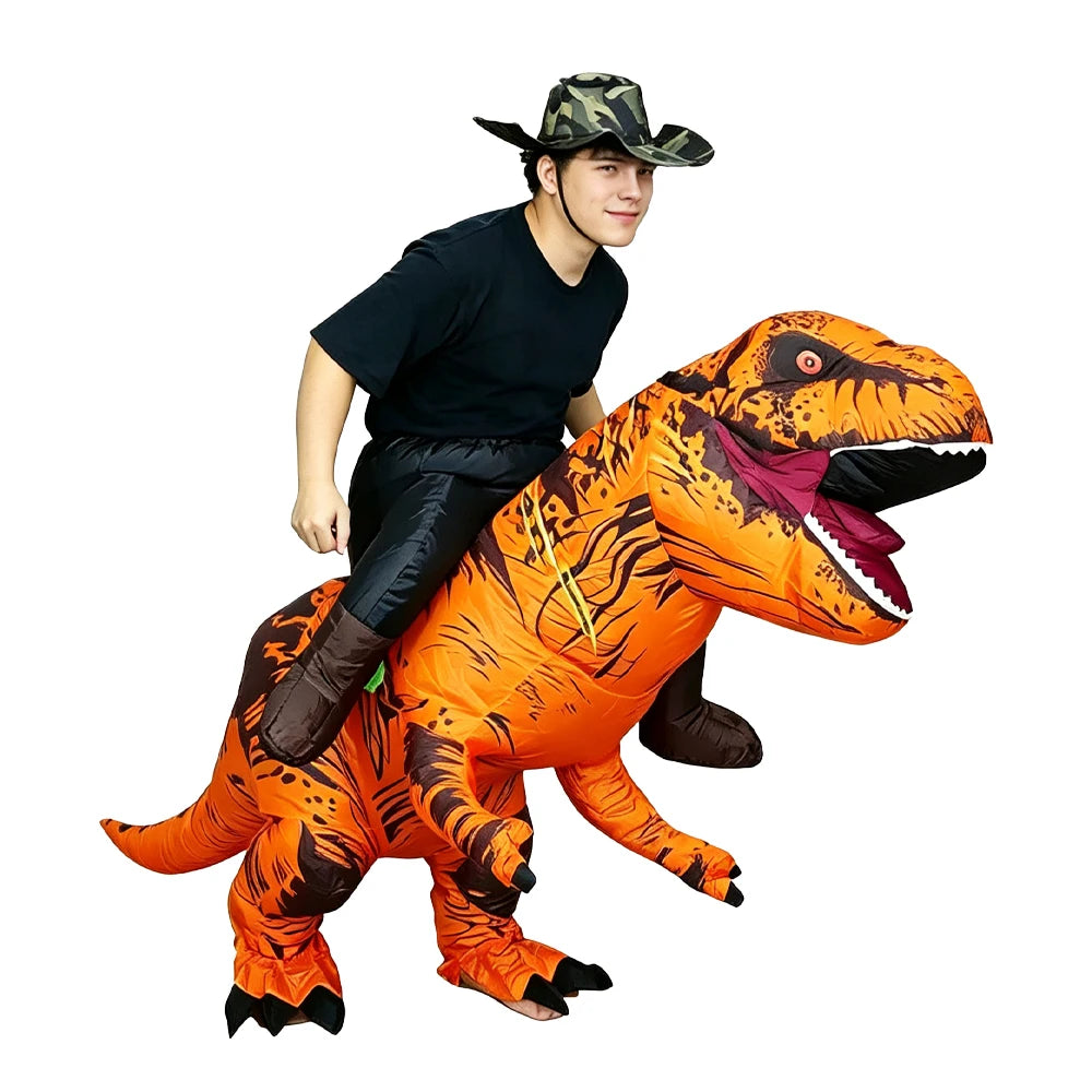 Inflatable Tyrannosaurus Rex Dinosaur Costume For Adult Cosplay