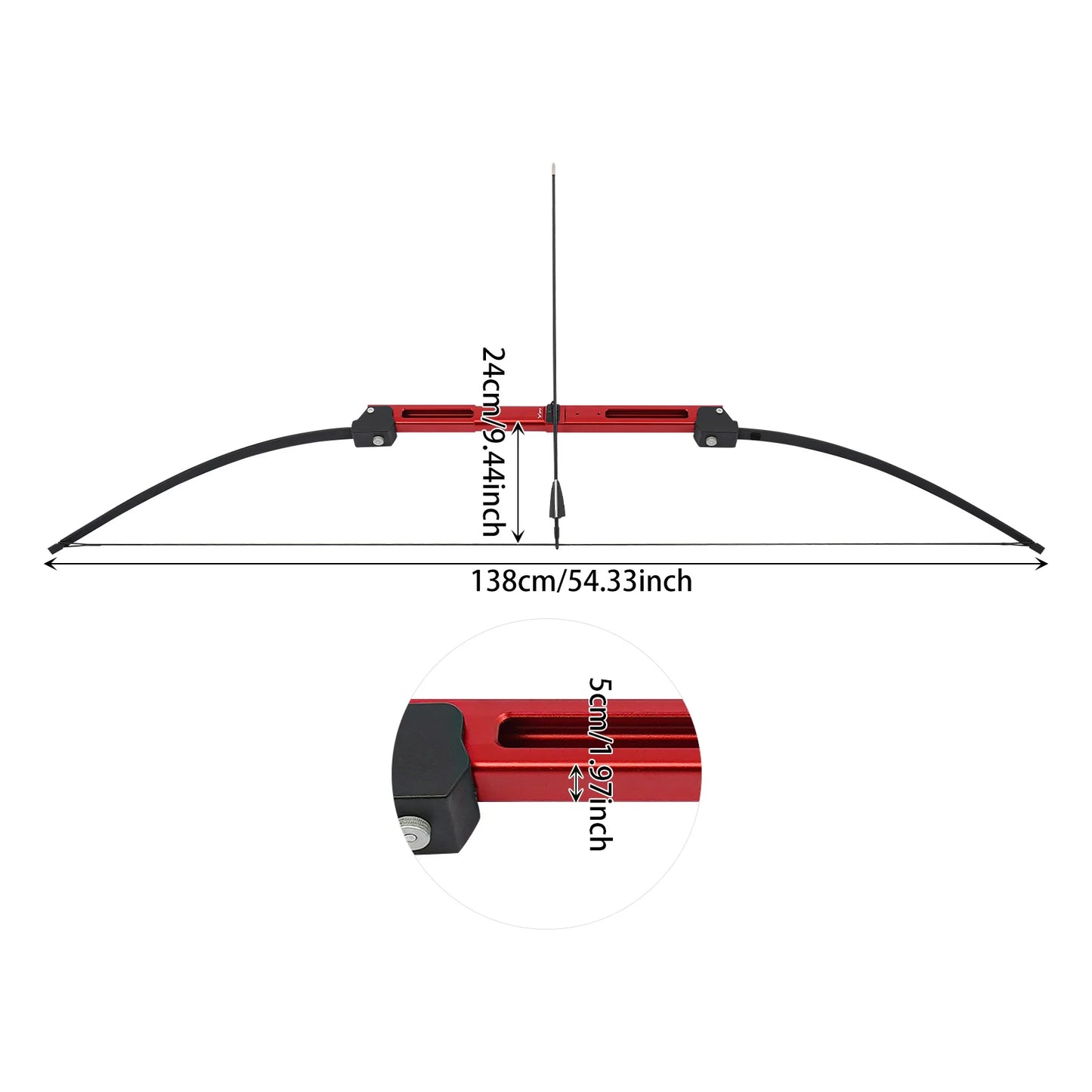Traditional Recurve Bow Archery Set With Arrows And Accessories