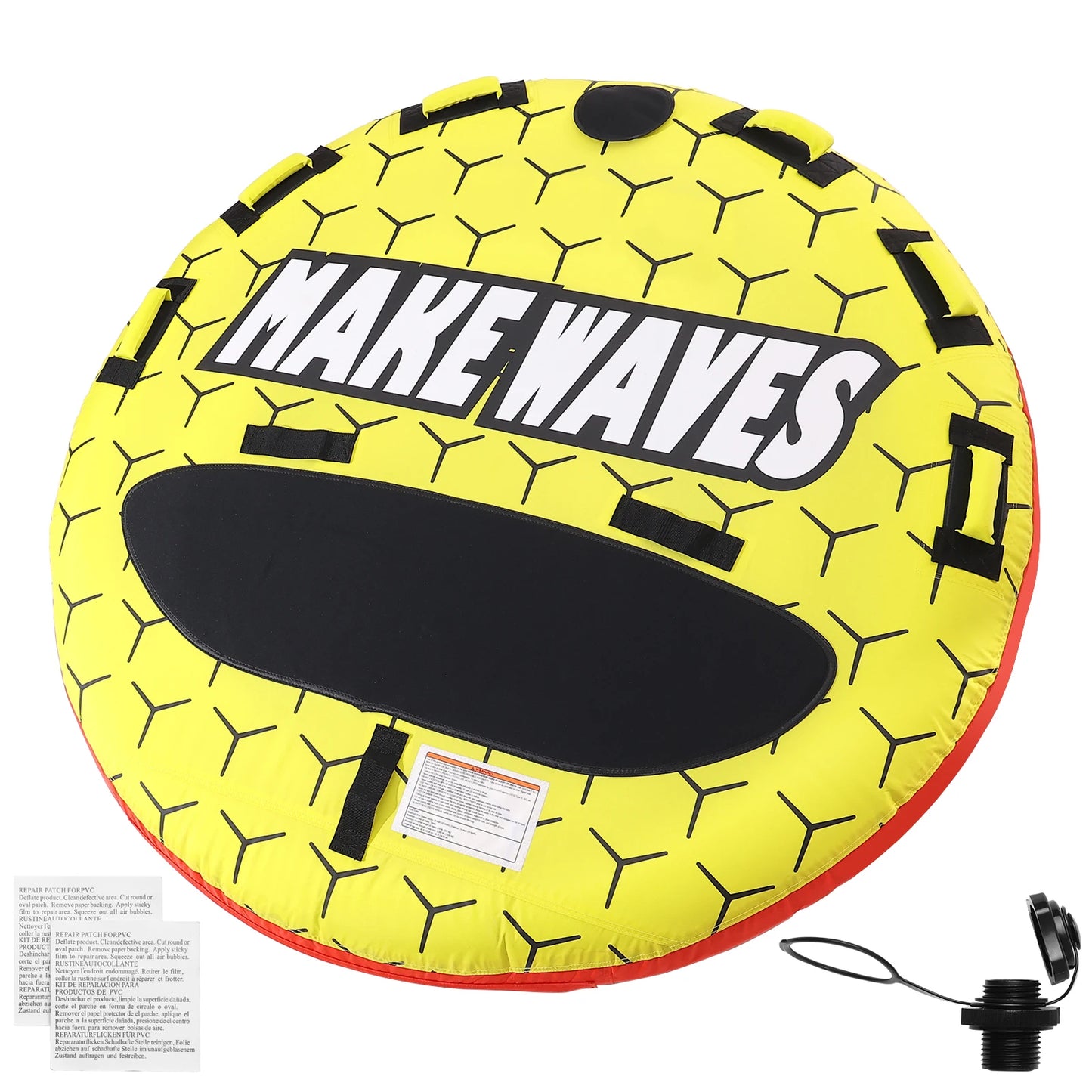 SucceBuy Inflatable Towable Boat Tube For Water Sports