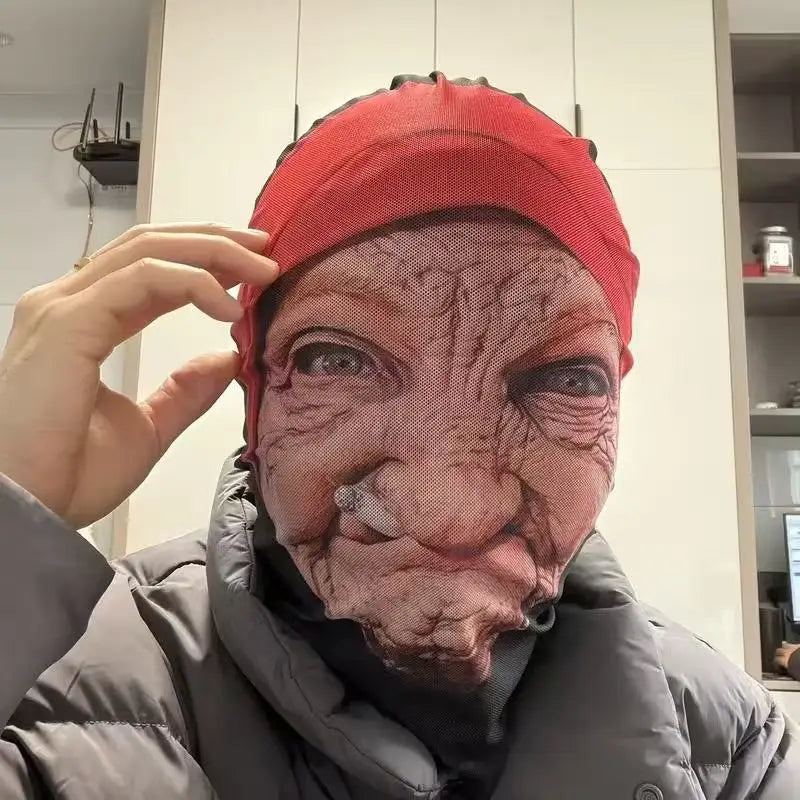 Realistic Abstract Cosplay Mask For Parties And Costume Events