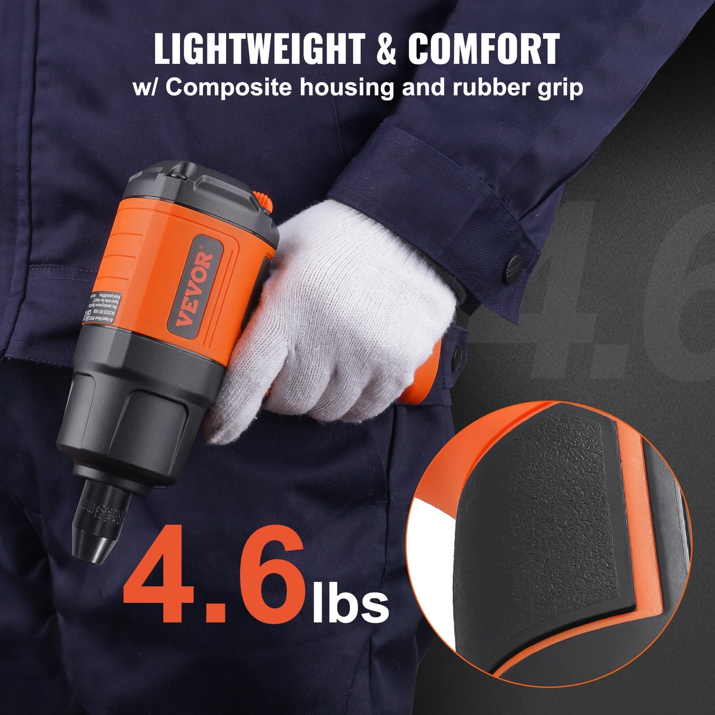 SucceBuy Lightweight Pneumatic Impact Gun With Socket Set And Case