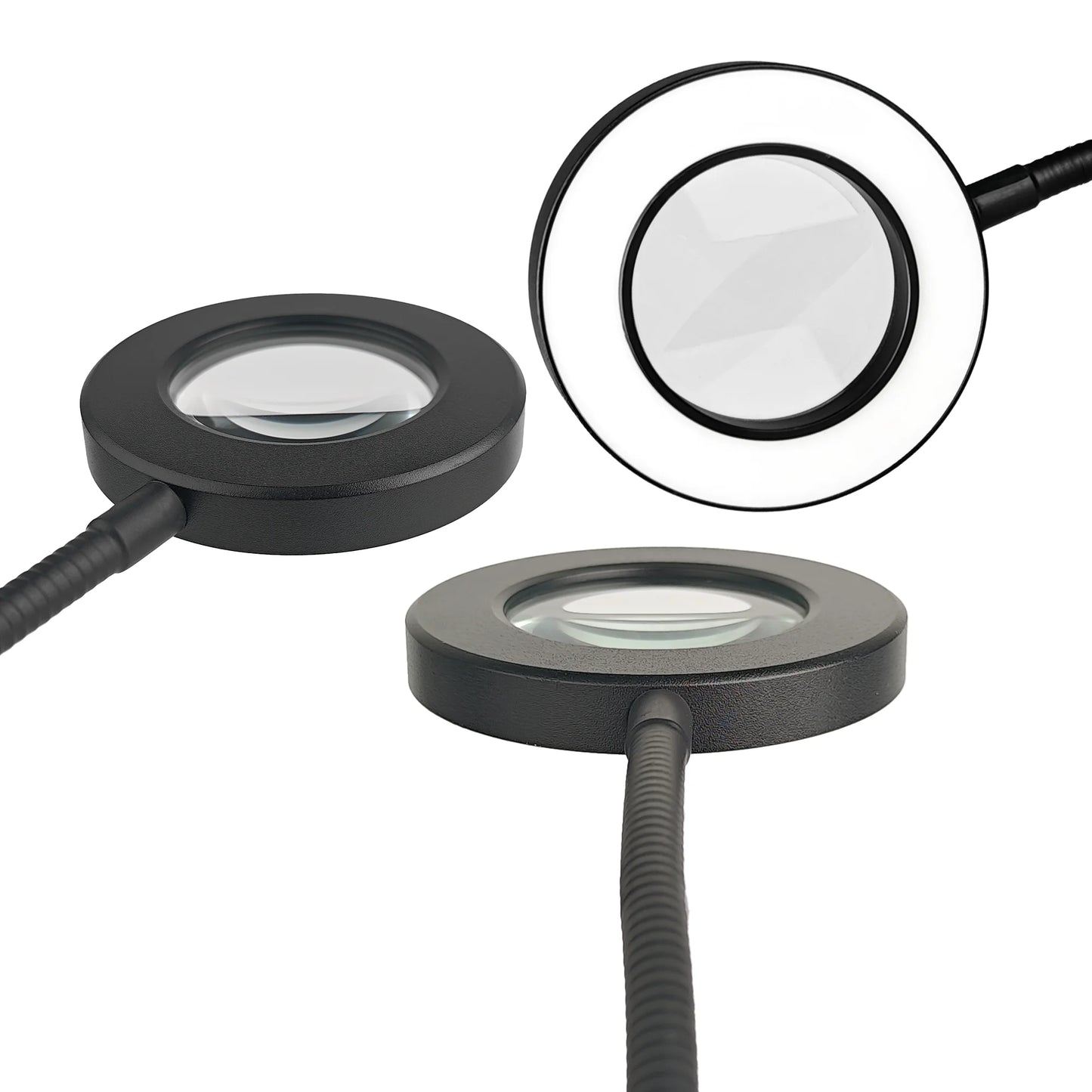 Smeileas 5X Clip On LED Magnifying Lamp With Clamp Desk