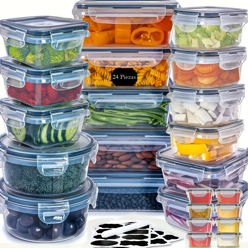 BPA-Free Food Storage Set With Airtight Containers And Lids