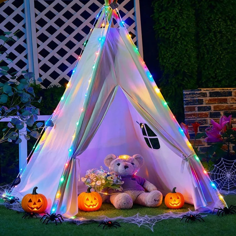 Solar Outdoor String Lights For Garden Parties And Holidays