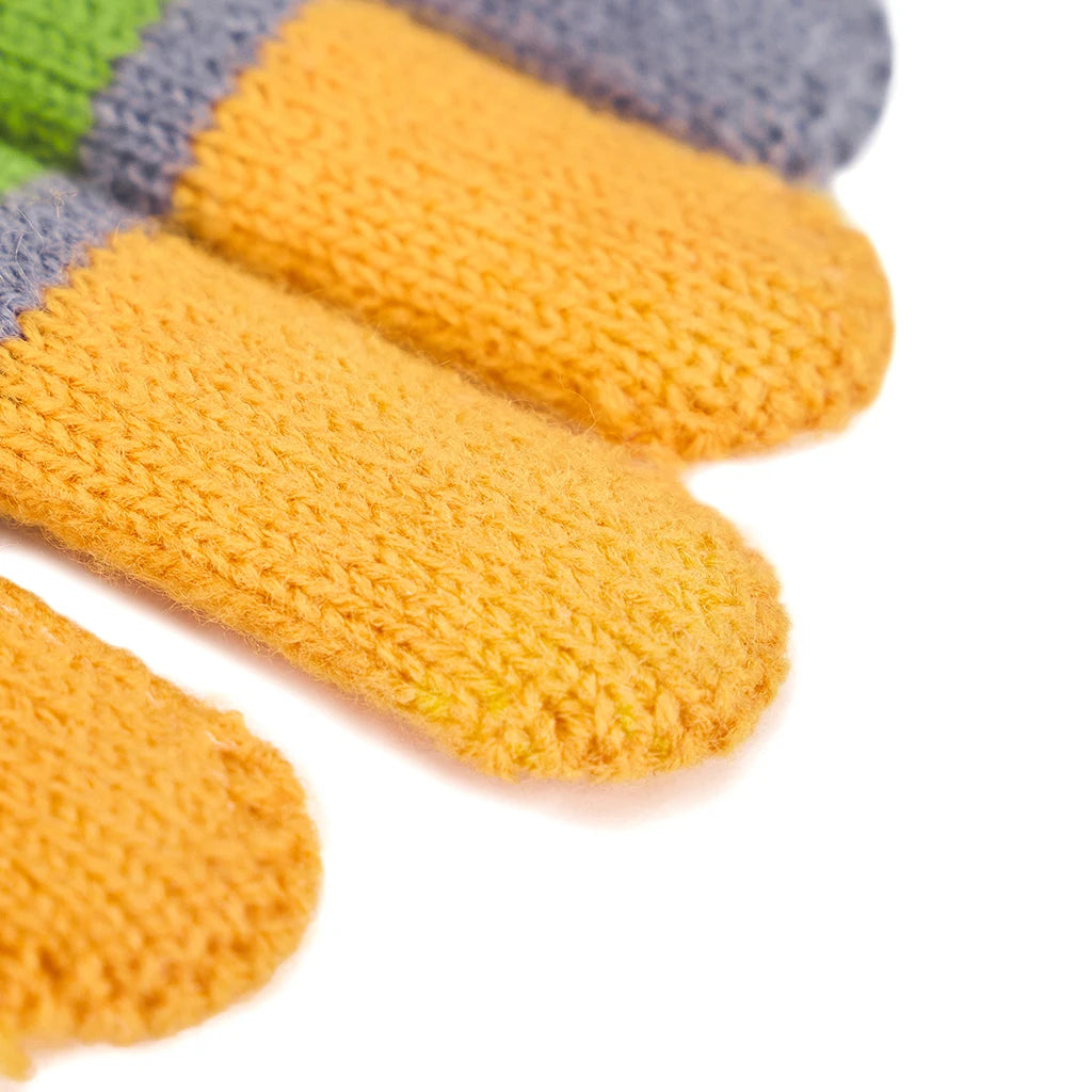 Coraline Knit Fingerless Gloves For Halloween Cosplay Costumes