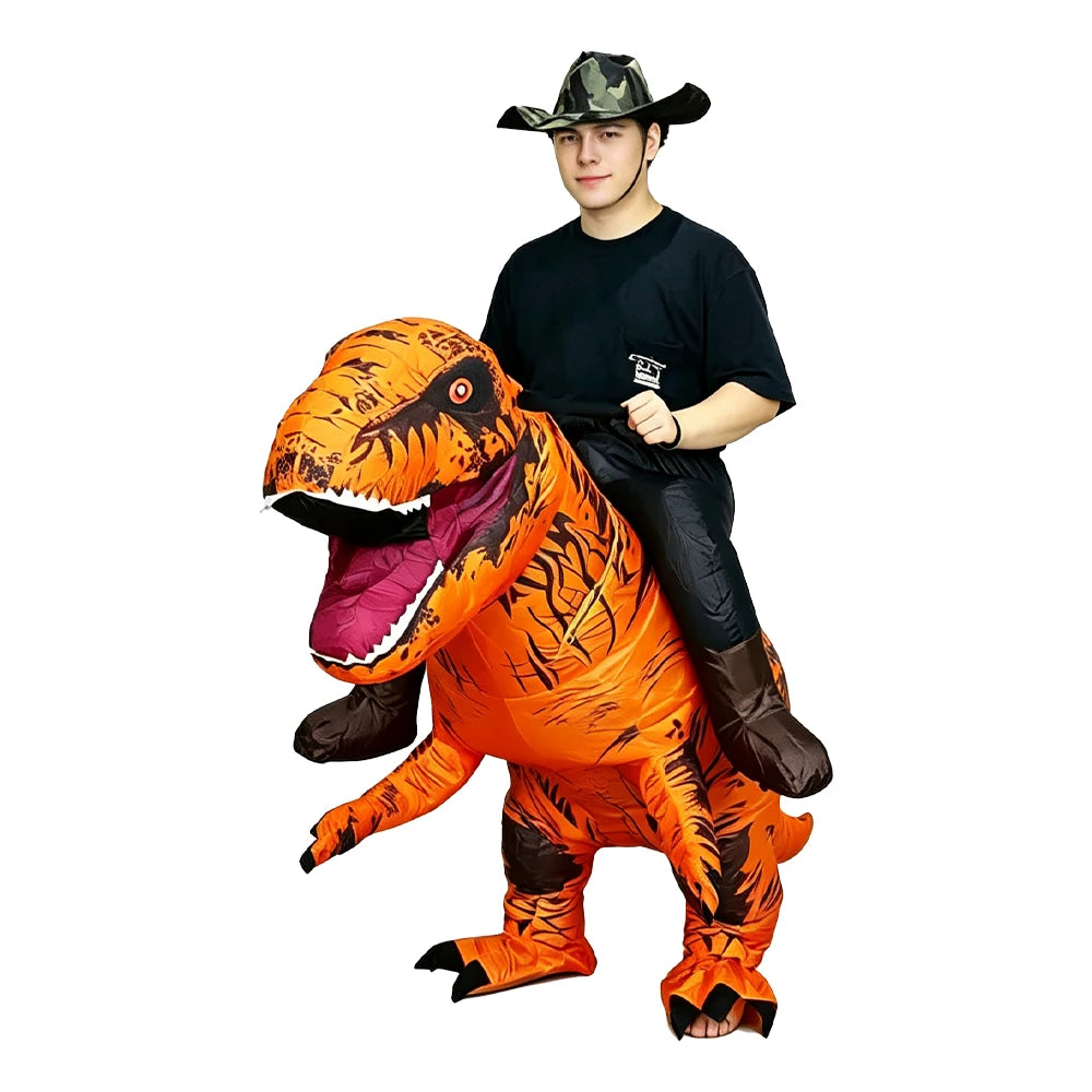 Inflatable Tyrannosaurus Rex Dinosaur Costume For Adult Cosplay