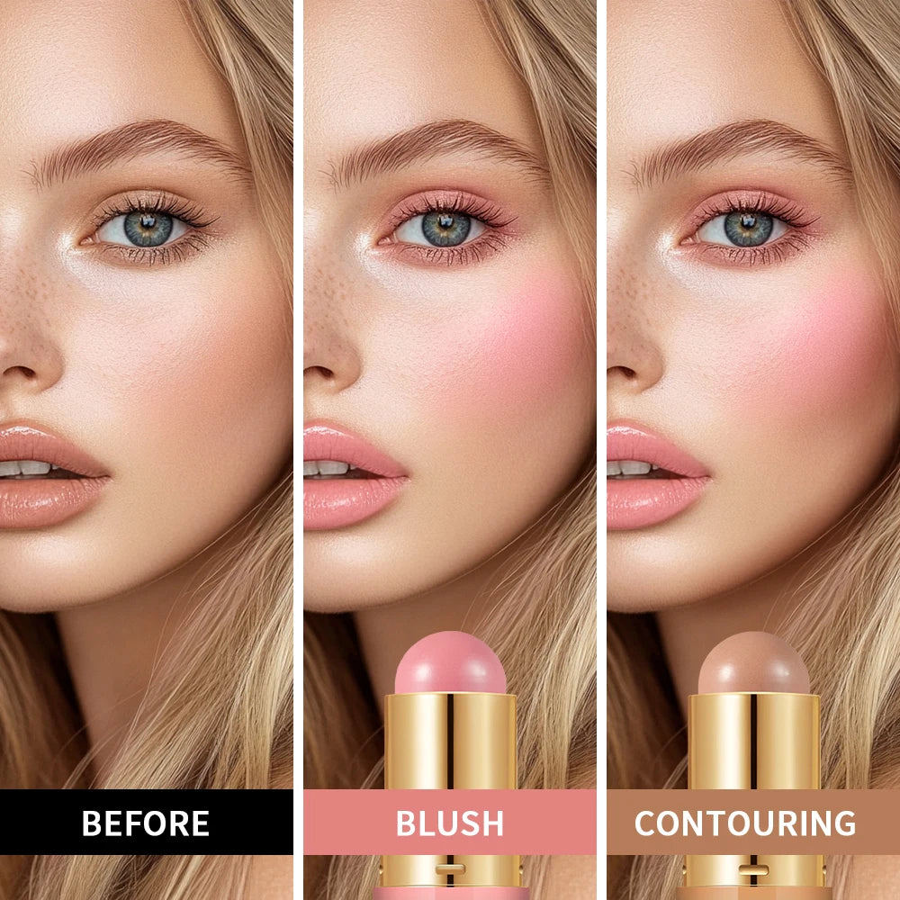 Ibcccndc Dual End Cream Blush And Bronzer Makeup Stick