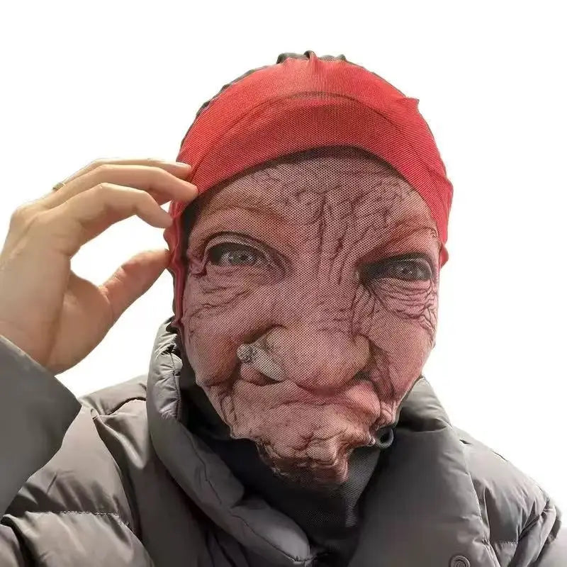 Realistic Abstract Cosplay Mask For Parties And Costume Events