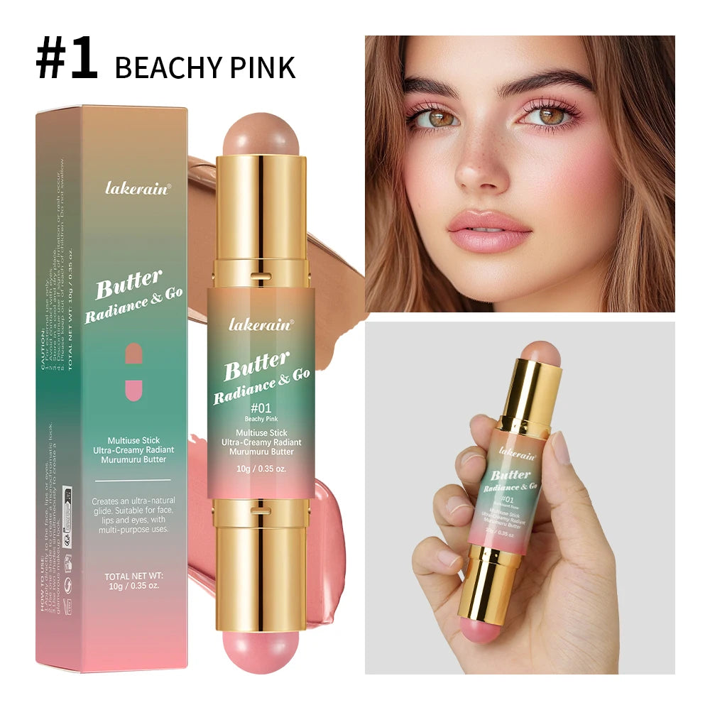 Ibcccndc Dual End Cream Blush And Bronzer Makeup Stick