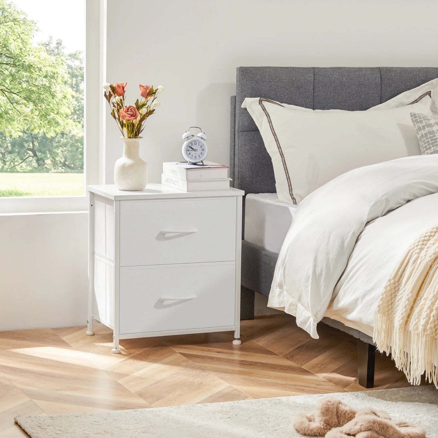 MCQ Living Room Storage Cabinet With Fabric Drawers