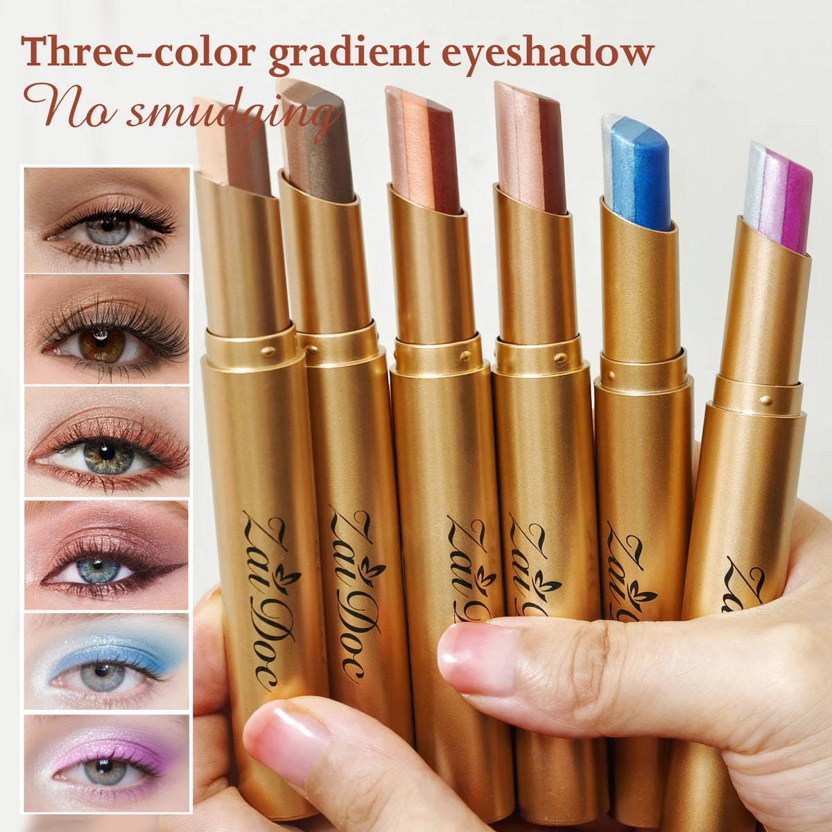 ZaiDoc Three In One Glitter Shimmer Cream Eyeshadow Stick