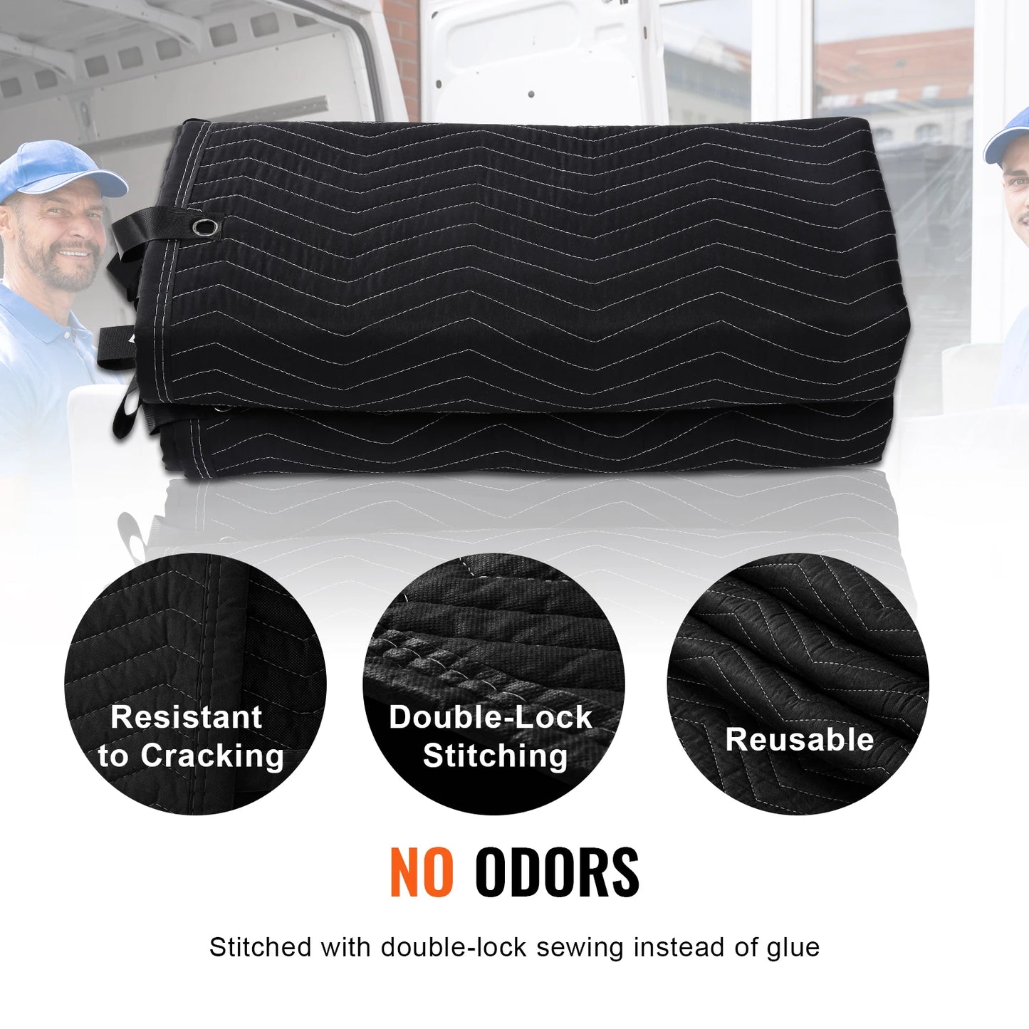 SucceBuy 96 Inch Sound Dampening Blanket Studio Grommeted