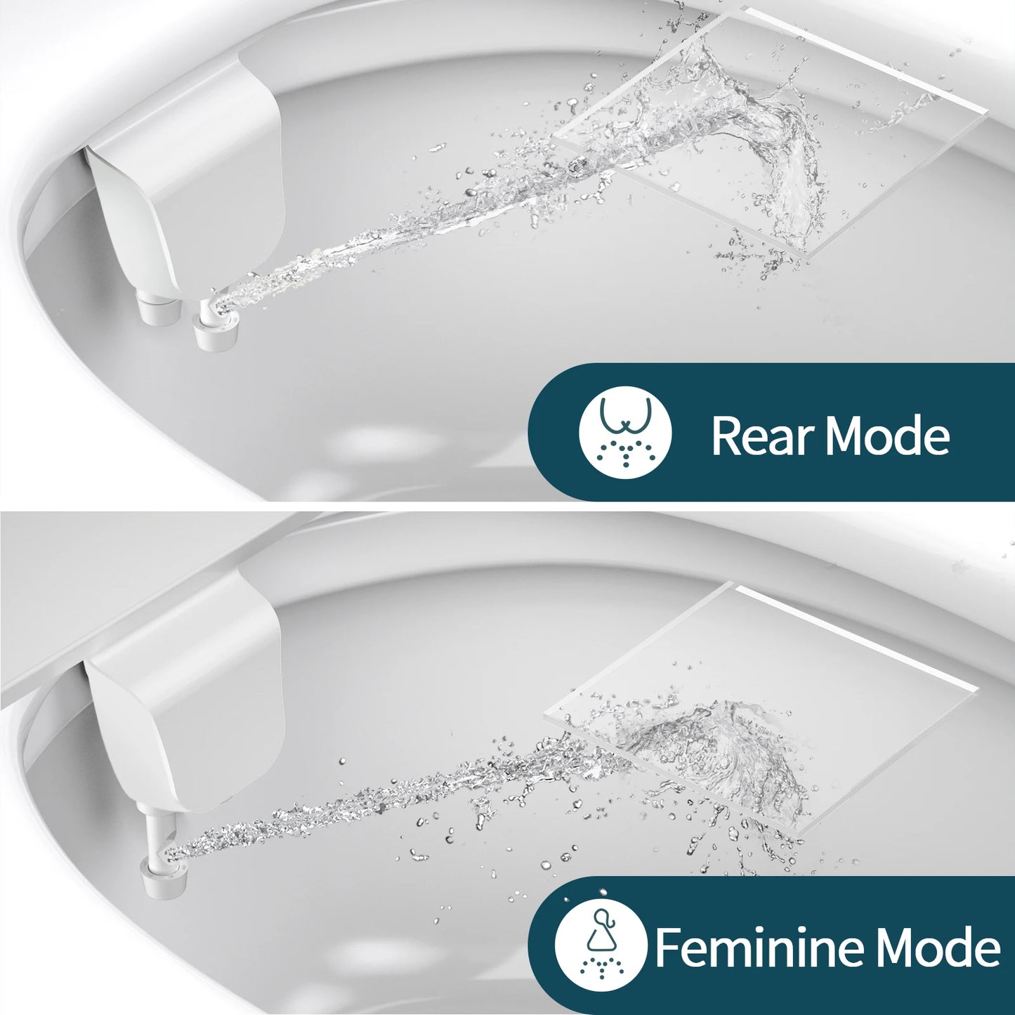 SAMODRA Bidet Non Electric Toilet Attachment With Adjustable Water Pressure