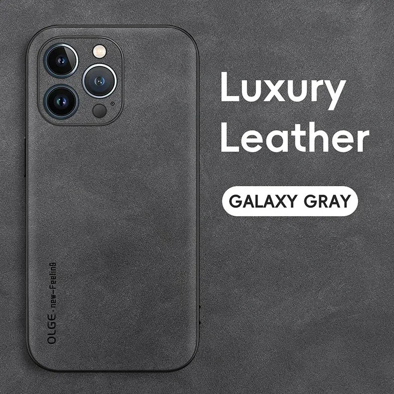Dixsg Luxury Leather Phone Case With Shockproof Protection