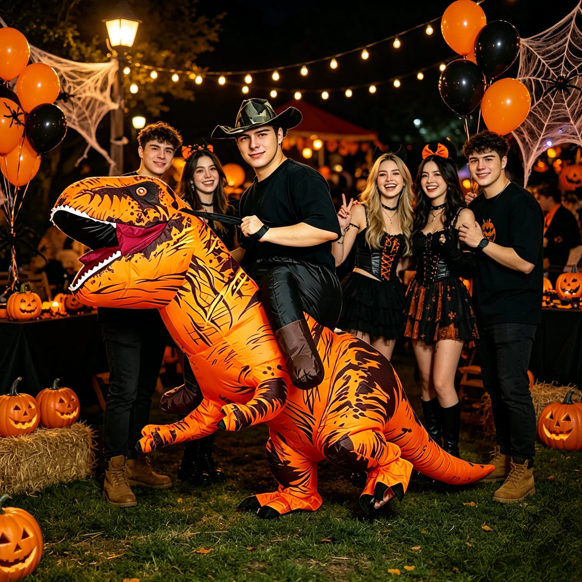 Inflatable Tyrannosaurus Rex Dinosaur Costume For Adult Cosplay