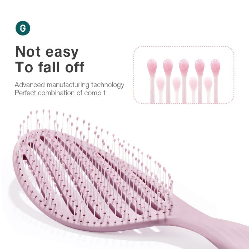 MR.GREEN Hollow Out Hair Brush Scalp Massage Detangler Tool