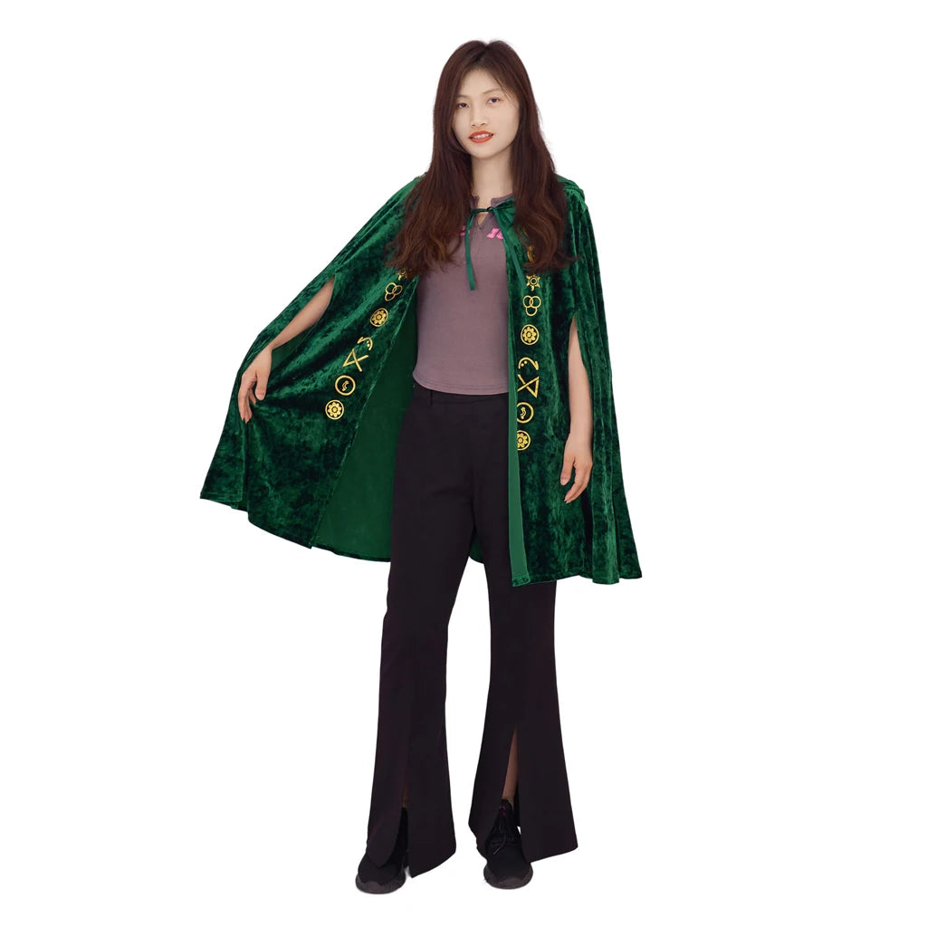 Winifred Sanderson Cosplay Witch Cloak Costume For Halloween