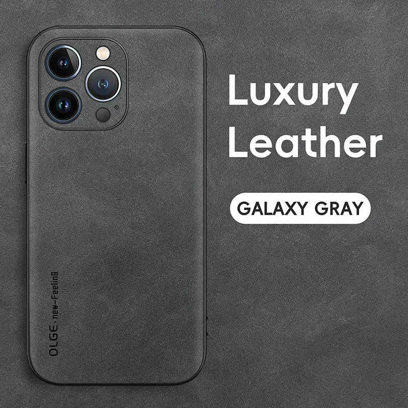 Dixsg Luxury Leather Phone Case With Shockproof Protection