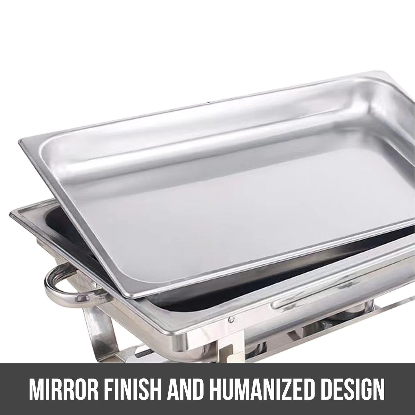 Stainless Steel Chafing Dish Buffet Set With Fuel Holder
