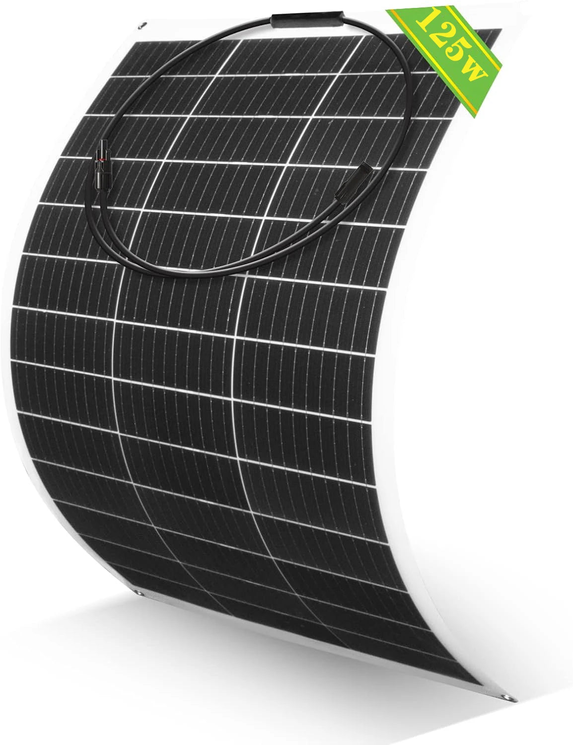 JINGYANGPV 125W Flexible 18V Monocrystalline Solar Panel For 12V 24V Systems