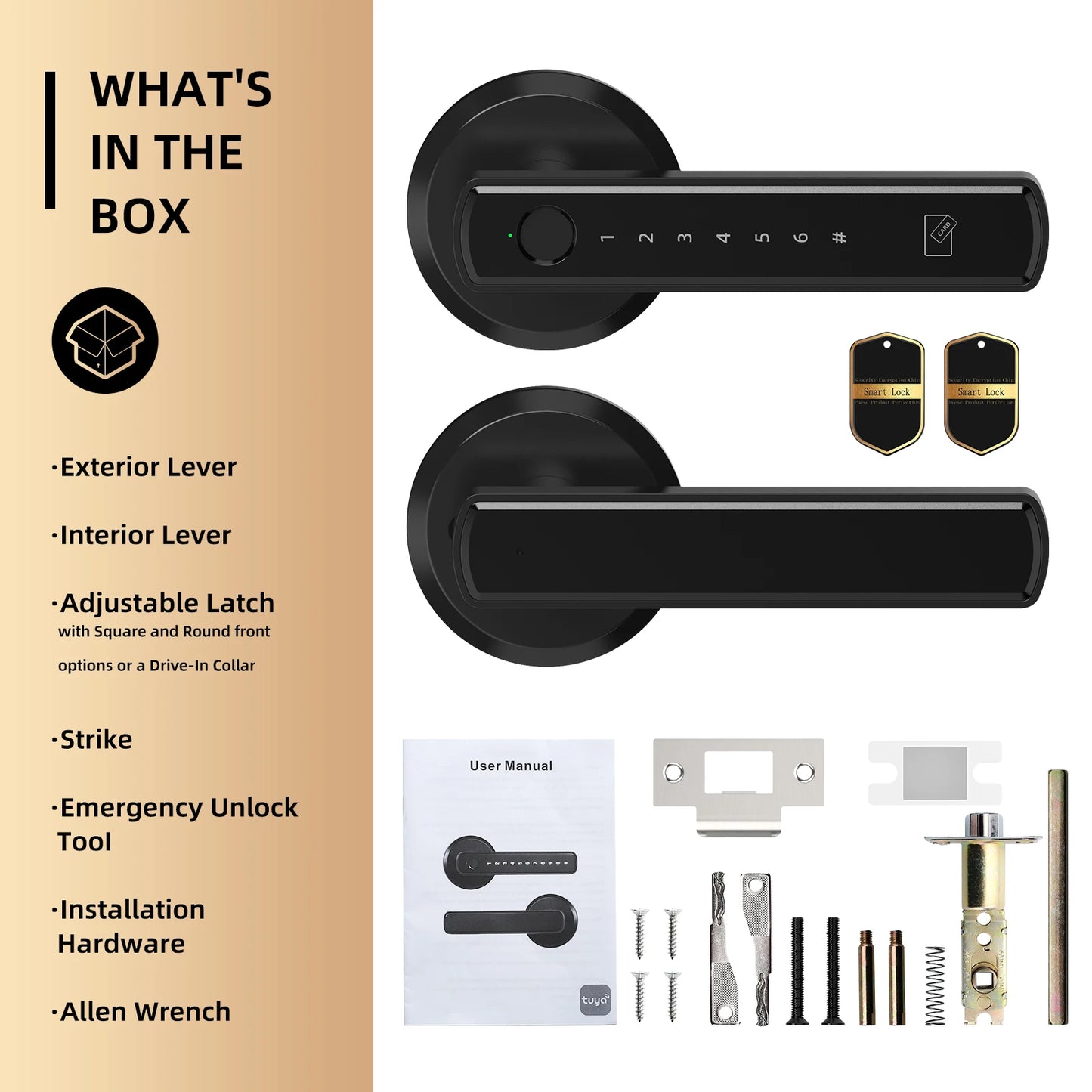 Viladepot Smart Fingerprint Door Lock With App Control
