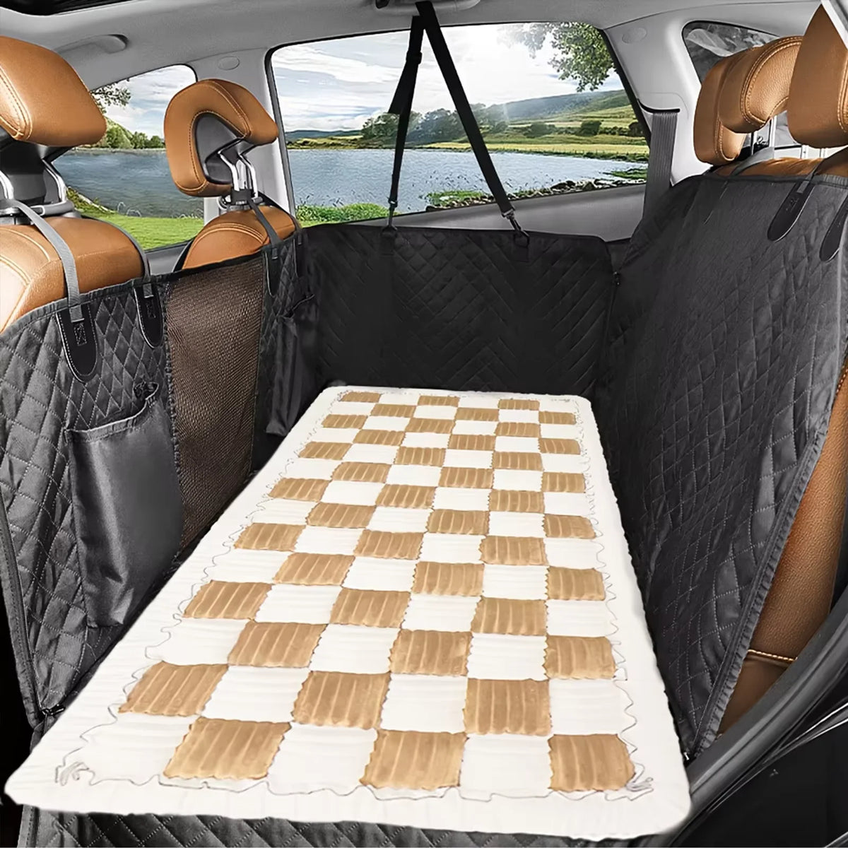 CWV Waterproof Washable Pet Car Seat Bed Mat Cover Protector