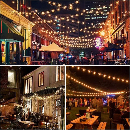 LED Outdoor String Lights For Garden Patio Party Decor