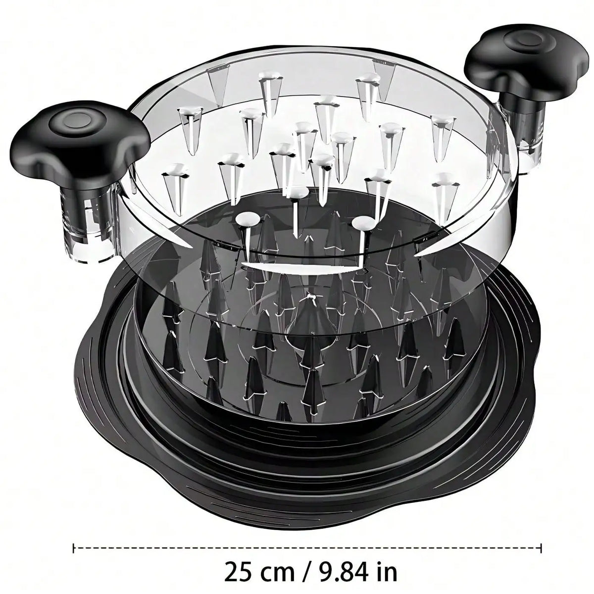 Stainless Steel Hand Crank Chicken Shredder Kitchen Tool