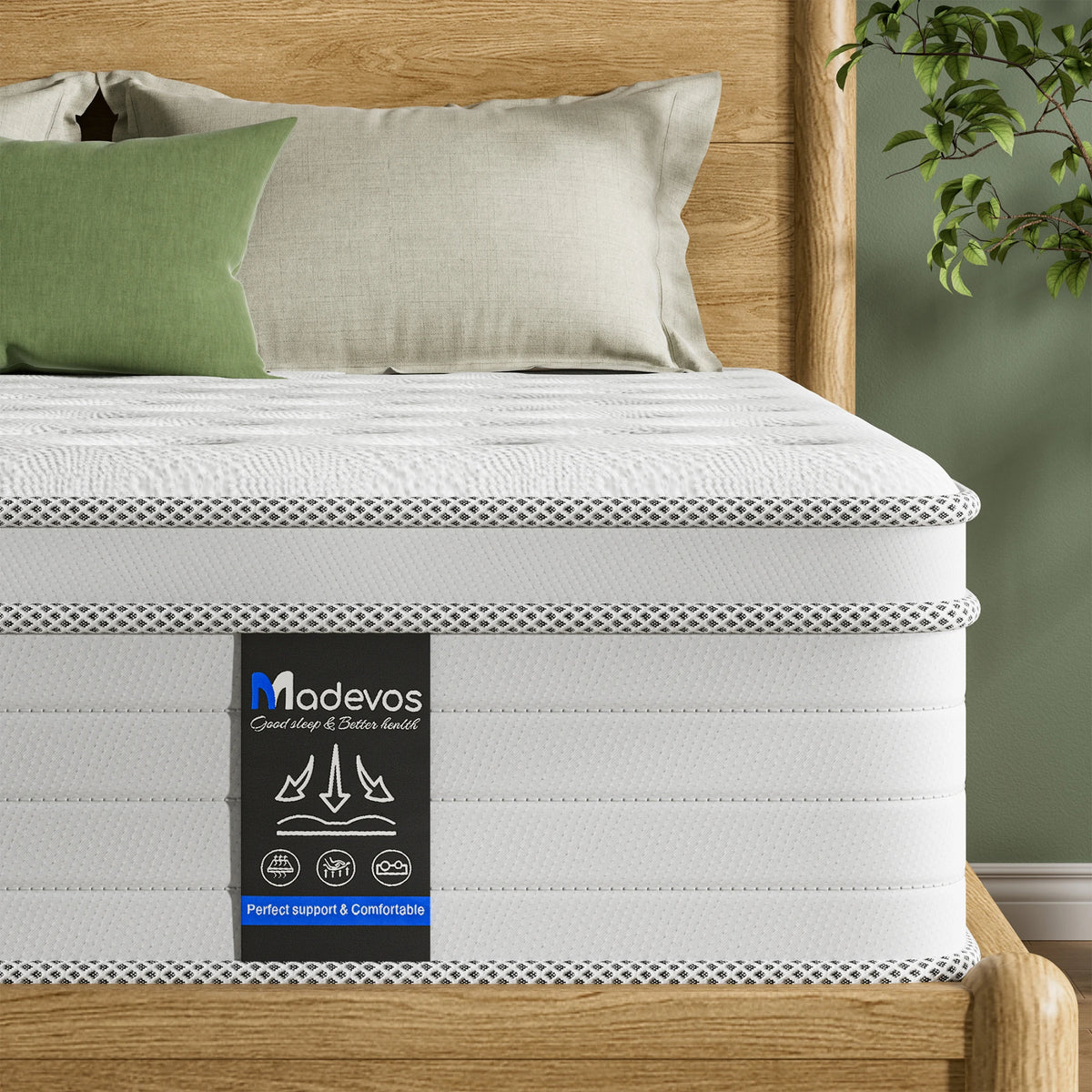 Carebody Medium Firm Hybrid Mattress With Pocket Springs