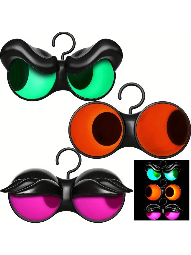 Animated Halloween Flashing Peeping Eyes Decorations With Timer
