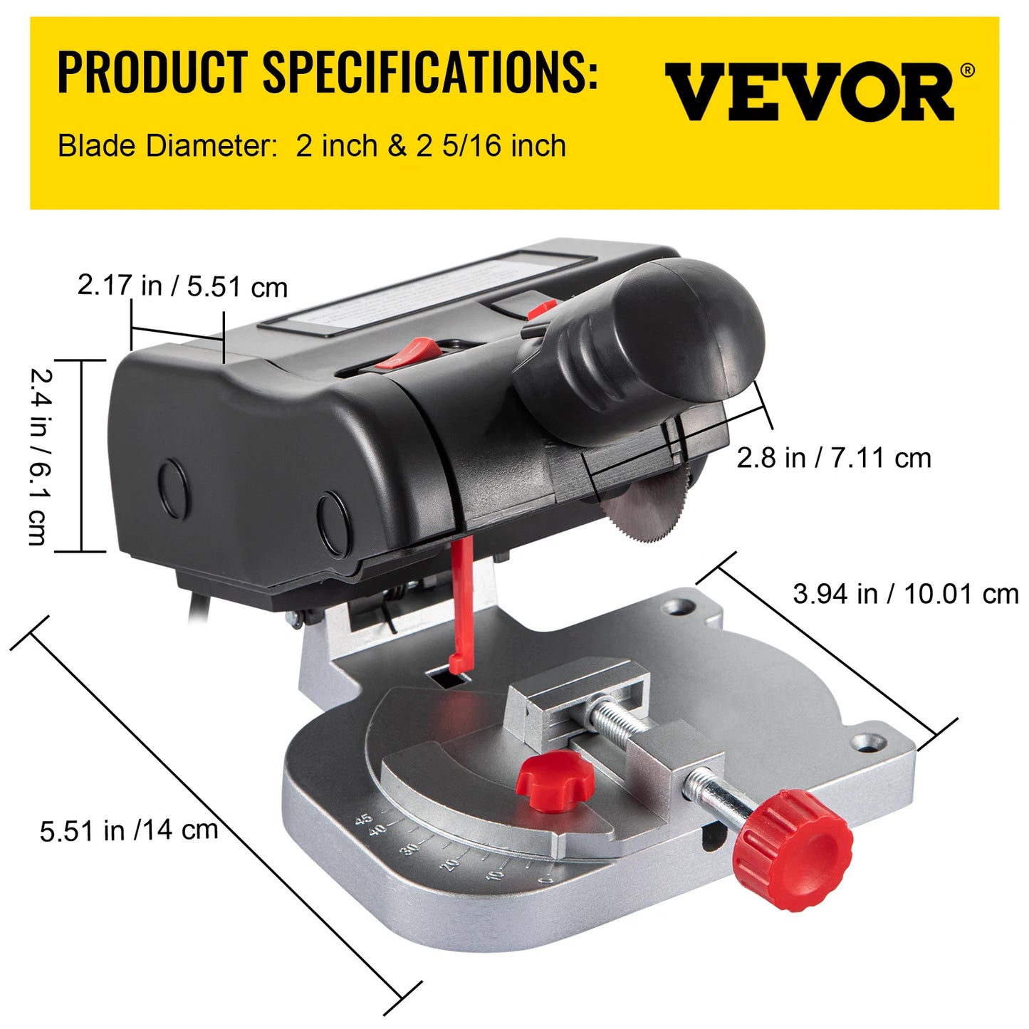SucceBuy Versatile Miter Chop Saw For Wood And Metal Projects