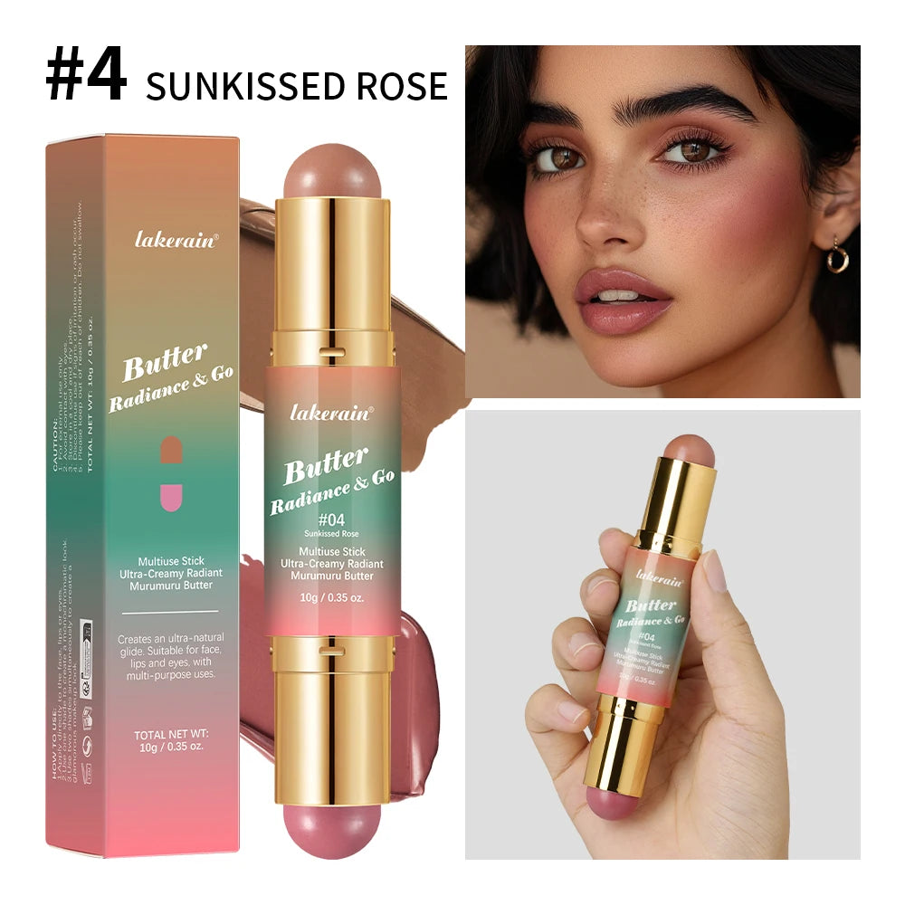 Ibcccndc Dual End Cream Blush And Bronzer Makeup Stick