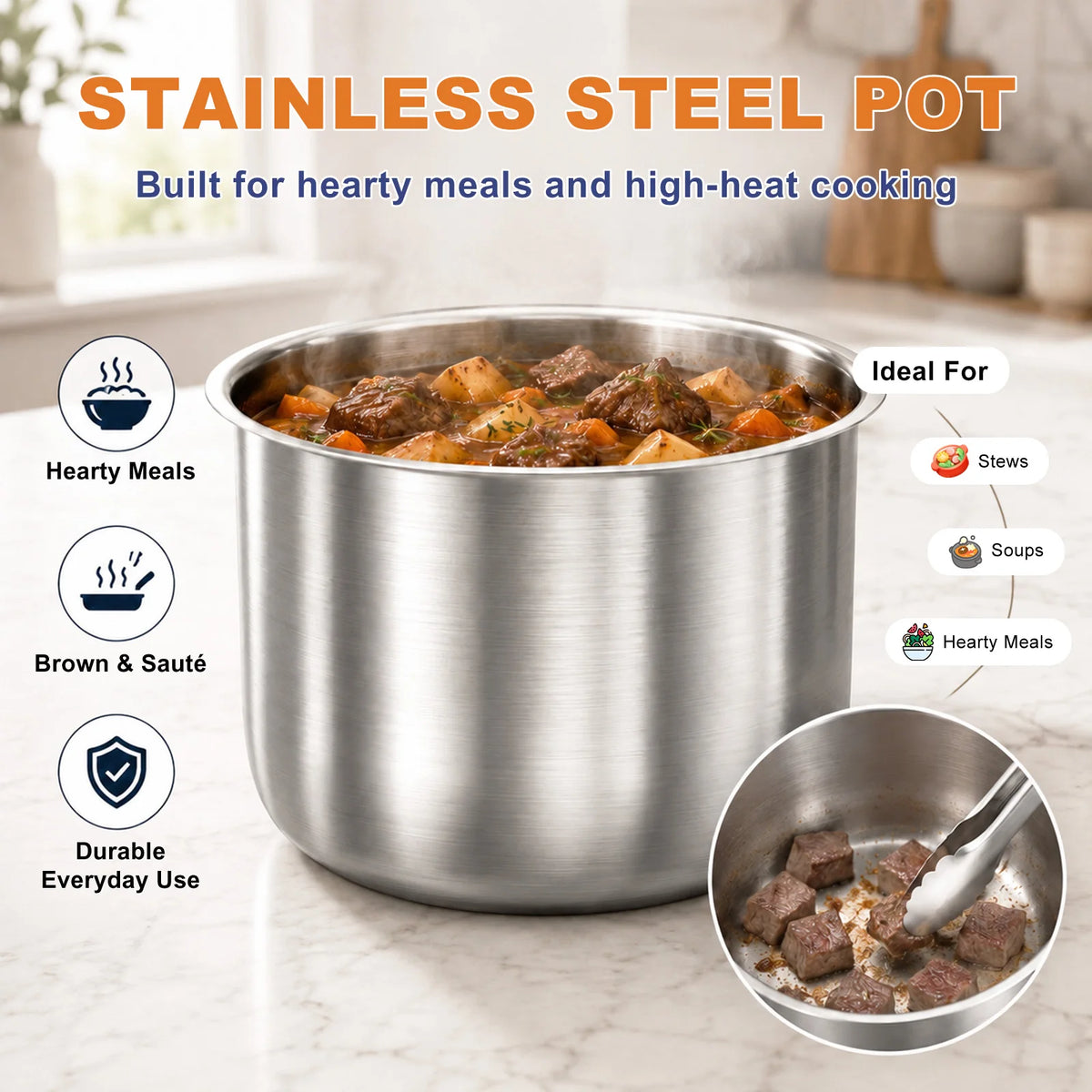 Carori Electric Pressure Cooker With Dual Pots And Preset Programs