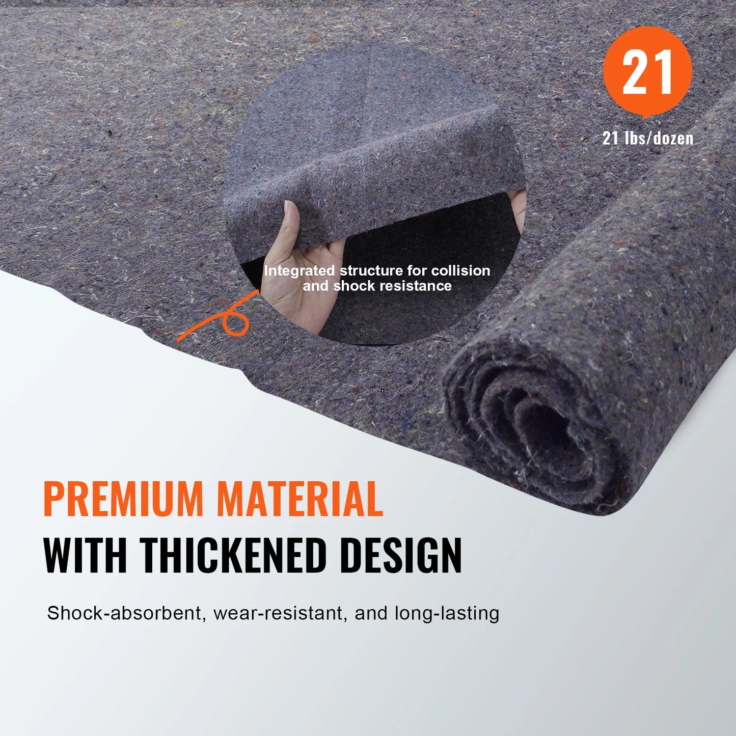 SucceBuy Recycled Cotton Heavy Duty Moving Blankets