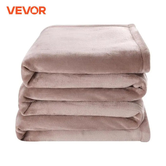 SucceBuy King Size Electric Heated Flannel Blanket With 10 Hour Timer And Auto-off