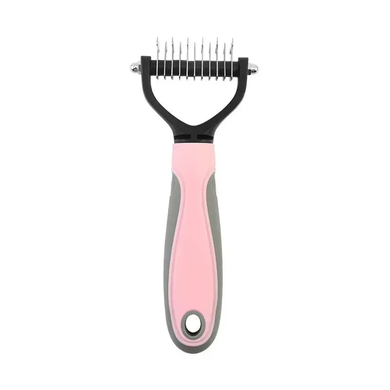 Double Sided Pet Grooming Brush for Dogs Cats Hair Removal
